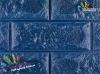 دیوارپوش فومی پشت چسبدار طرح آجر آبی ارغوانی کد FB-Cobalt Blue
