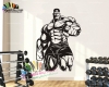 استیکر و برچسب دیواری باشگاه بدنسازی مرد بدنساز bodybuilding wallstickersکدh2354