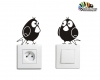 برچسب کلید و پریز جوجه کلاغ Switches and Sockets wallstickers کد h2065