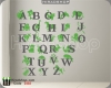 استیکر آموزشگاه زبان حروف انگلیسی english alphabt کد h2402