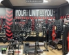 استیکر و برچسب دیواری جملات انگیزشی باشگاه بدنسازی تنها محدودیتت خودتی your only limit is you wallstickers کد h2660