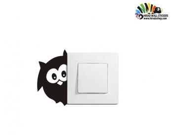 استیکر کلید و پریز دالی جغد  Switches and Sockets wallstickersکد h2260