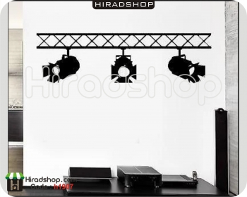 استیکر و برچسب دیواری گوشی پزشکی stethoscope wallsticker کد h1907
