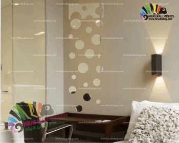 آینه دکوراتیو ریزش حباب کد hpa055