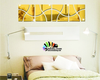 آینه تزئینی و دکوراتیو طرح حس کدhpa008