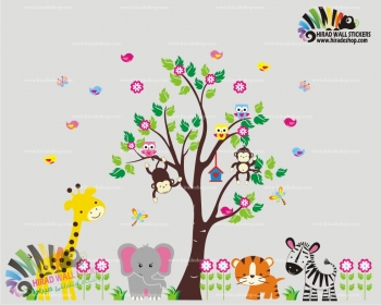 استیکر جنگل حیوانات ، animals jangle کد h886