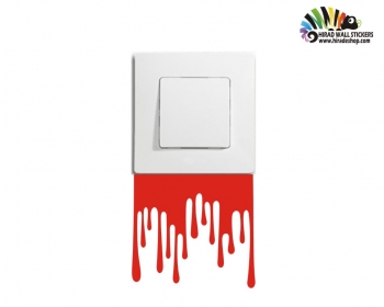 برچسب کلید و پریز شره رنگ Switches and Sockets wallstickersکد h2115