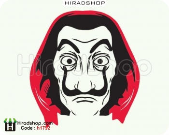 استیکر و برچسب دیواری سالوادور دالی شخصیت فیلم مانی هیست money heist wallstickers کد h1792
