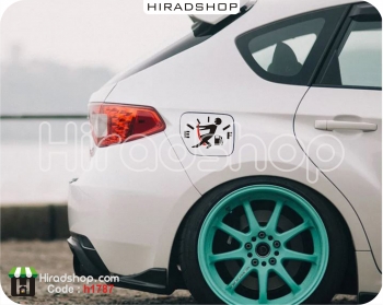 استیکر  اتومبیل بنزین تمام نشو car wallstickers  کد h1787