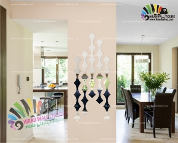 آینه دکوراتیور لوزی آویز کد hpa065