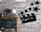 استیکر و برچسب دیواری کلاکت سینمایی movie wallstickersکد h1759