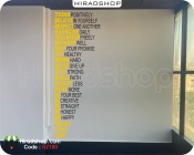 استیکر جملات انگیزشی افکار مثبت motivational wallstickers کد h2180
